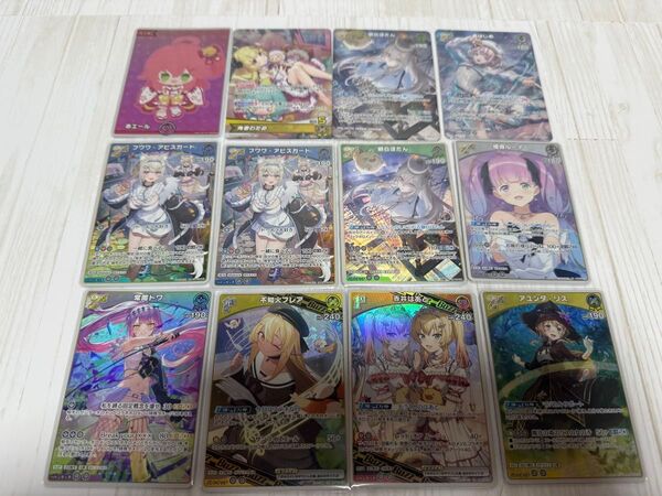 ホロライブ カードゲーム エリートスパーク レアカード 12枚セットです。さくらみこ 赤エール など