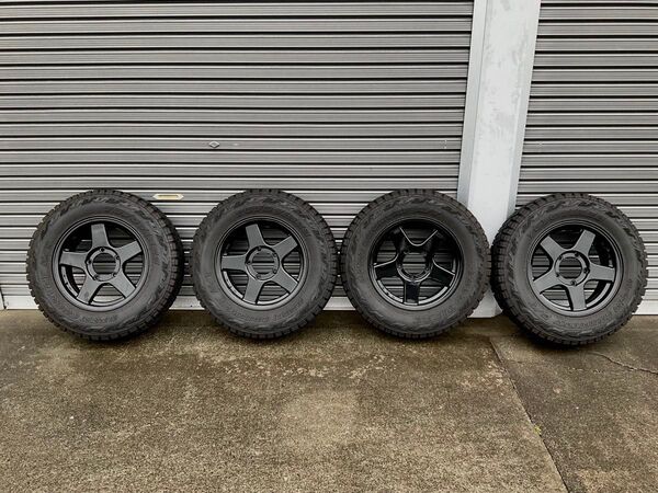 最終値下4×4エンジニアリング ブラッドレーVエボリューション+TOYOオプカン185/85r16 ジムニー用 美品9部山