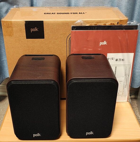 【ほぼ未使用】POLK AUDIO ES10 ブラウン