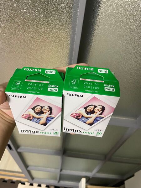 instax mini 20枚撮り×2個セット 使用期限2026.7