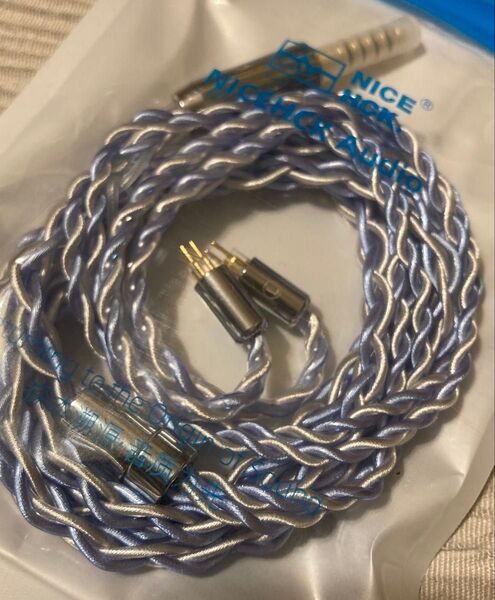NICEHCK WhiteSky 2pin - 4.4mm 6N銀メッキ単結晶銅 イヤホンリケーブル