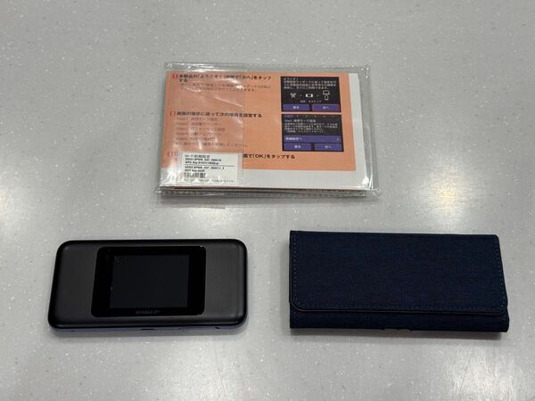 UQ WiMAX2 HUAWEI W06 Wi-Fi Speed NEXT WiMAX ポケットWi-Fi 専用ケース付き