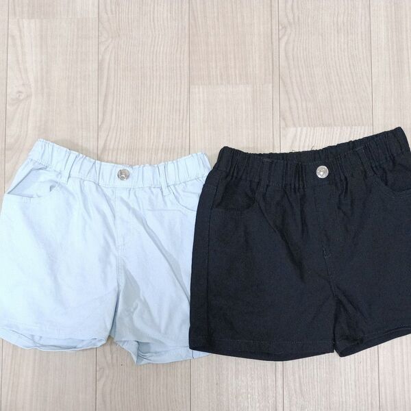 ショートパンツ 短パン 2枚セット 150 女の子 小学生