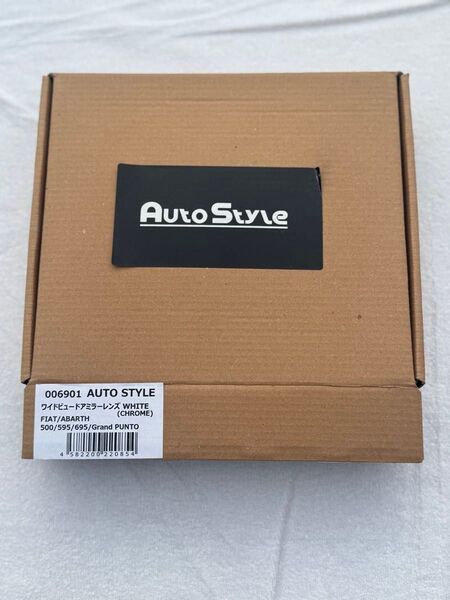 アバルト595AutoStyleワイドビュードアミラーレンズ