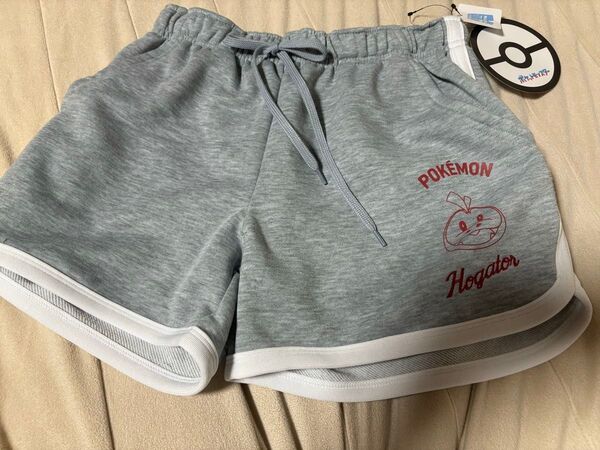 ポケモン ショートパンツ ハーフパンツ レディース M グレー