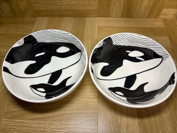 シャチ柄 キャラクター 小鉢 ボウル 皿 食器