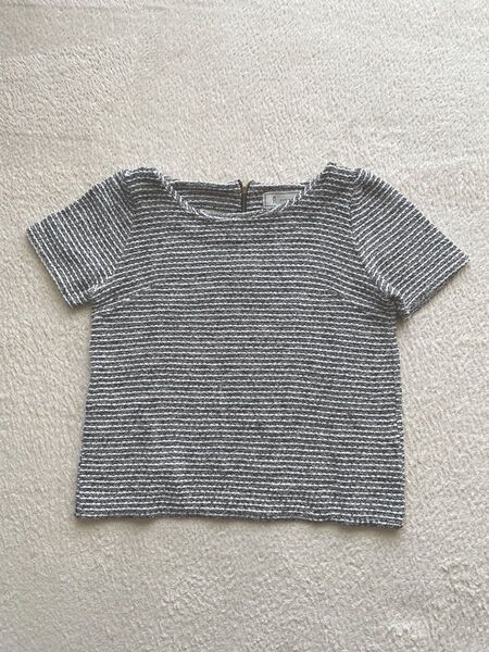ROPE PICNIC ropepicnic ロペピクニック ツィード調 半袖 トップス レディース サイズ38 M