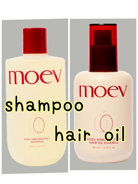 モエブ アヌカチンシャンプー300ml/ヘアオイルエッセンス 80ml