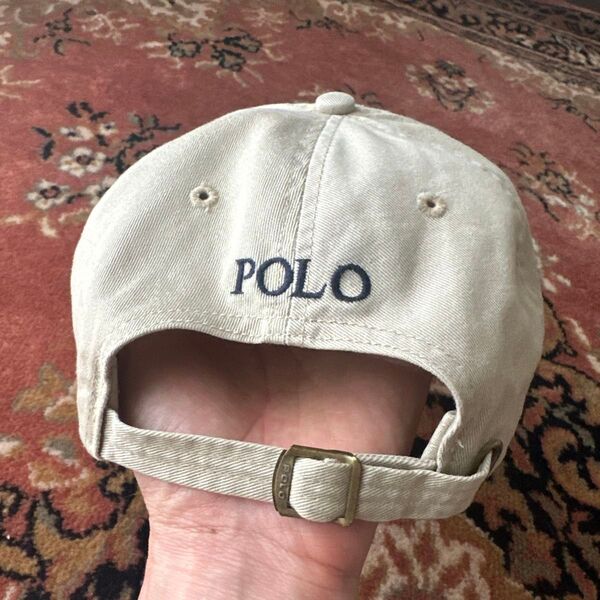 【90s】POLO RALPH LAUREN キャップ CAP ベージュ