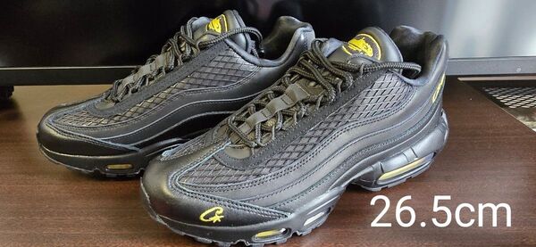 Corteiz × Nike Air Max 95 "Black and Tour Yellow" 26.5cm
