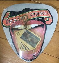 1983年デッドストック★ローリング・ストーンズ ビンテージ キーリング★キーホルダー Rolling Stones Key Ring_画像1