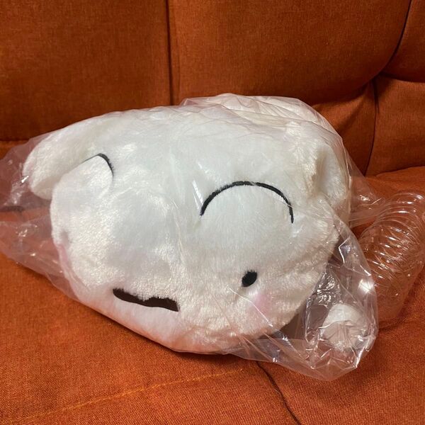 クレヨンしんちゃん めちゃもふぐっとのっかりシロぬいぐるみ