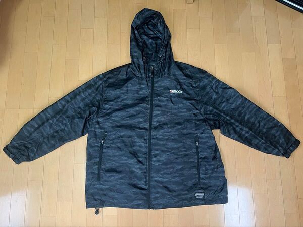 アウトドアプロダクツOUTDOOR PRODUCTS ストレッチ防風 迷彩ジップパーカー