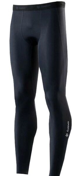 Goldwin C3fit シースリーフィット コンプレッションロングタイツ GC02361 BK メンズM(新品)