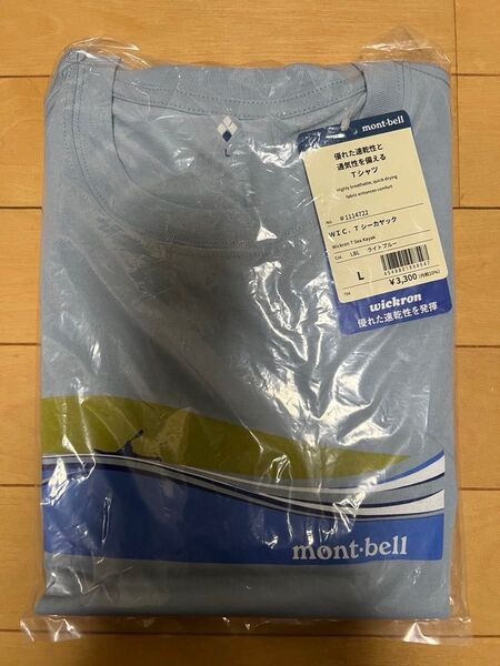 新品未開封 mont-bell モンベル Tシャツ WIC.T シーカヤックサイズL