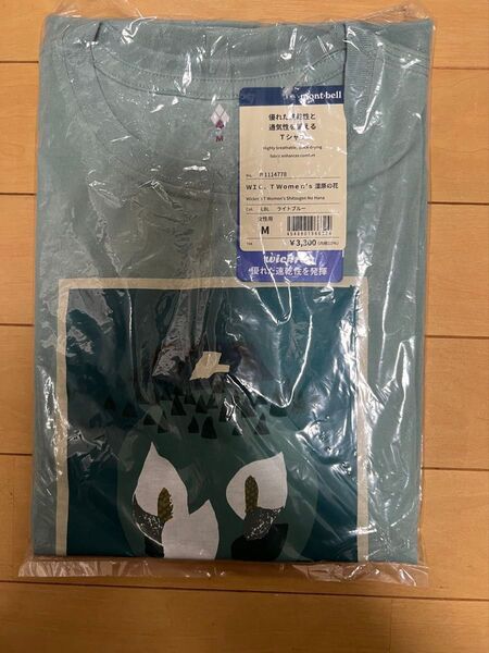 新品未開封 mont-bell モンベル Tシャツ WIC.T Women's 湿原の花 女性用M