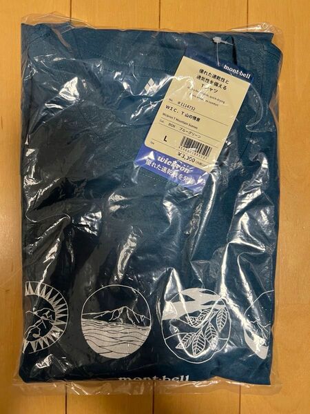 新品未開封 mont-bell モンベル WIC.T 山の情景 Tシャツ