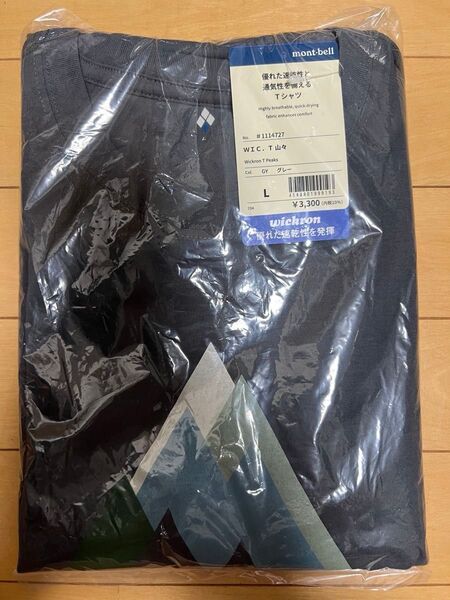 新品未開封 mont-bell モンベル WIC.T 山々 Tシャツ