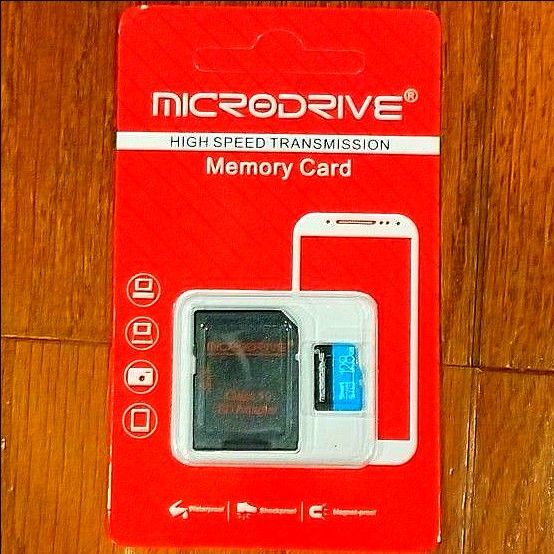 【新品 128GB 1枚】 マイクロドライブ MICRODRIVE マイクロSD microSDXC UHS-I A1