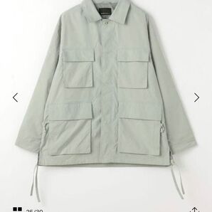 【新品未使用】【UNITED ARROWS】ミリタリージャケット ライトグレー