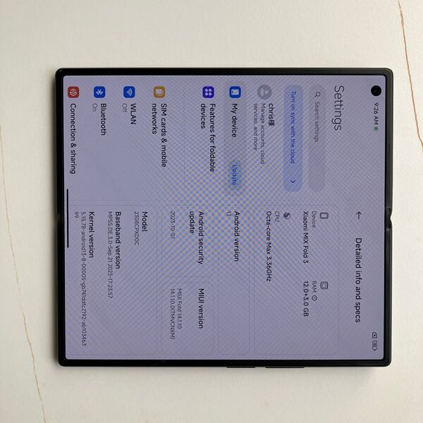 Xiaomi mix fold3 256g SIMフリー