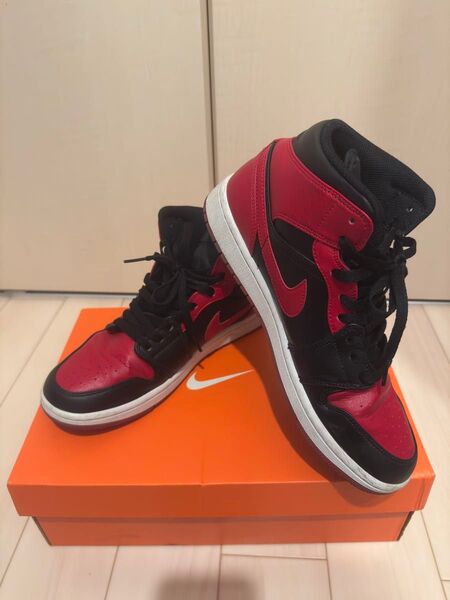 NIKE AIR JORDAN 1 MID 26.5cm ブレッド
