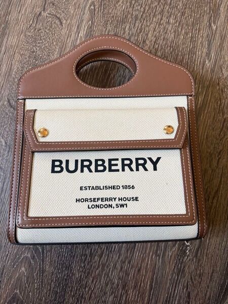 BURBERRY ハンドル付きショルダーバッグ