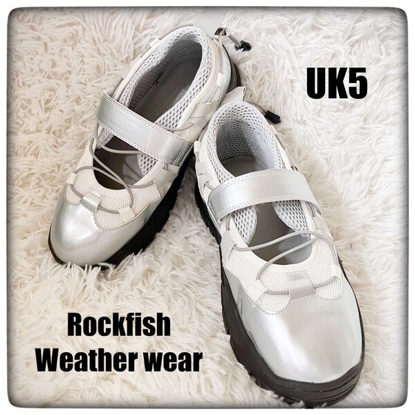 【美品】Rockfish-Weatherwear ベルクロスニーカー 24相当