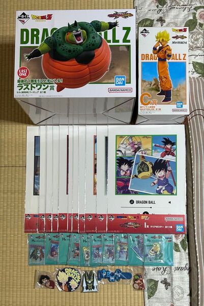 一番くじ ドラゴンボール オムニバスCROSS C賞 超サイヤ人 孫悟空 ラストワン賞 セル(爆発時) フィギュア おまけ付き