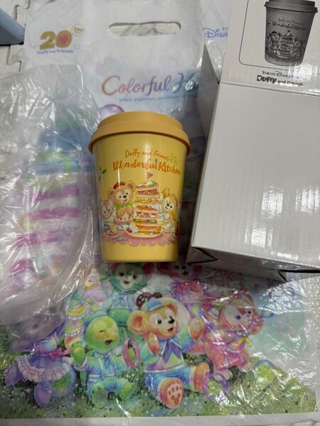明日で最終出品! スーベニア タンブラー ダッフィー&フレンズ ワンダフルキッチン ディズニーシー 完売品! 新品!