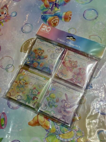 東京ディズニーシー カラフルハピネス メモ紙 ダッフィーフレンズ 現在売り切れ商品!