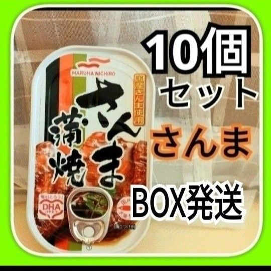 A ⑩セット マルハニチロさんま蒲焼き さんまの缶詰 サンマ加工食品