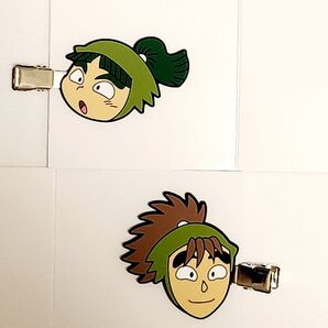 【未使用品】神崎左門 & 次屋三之助 前髪クリップ ヘアクリップ