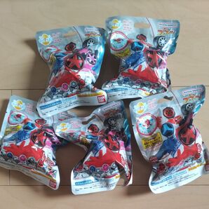爆上戦隊ブンブンジャー びっくらたまご 5個セット 応募券なし