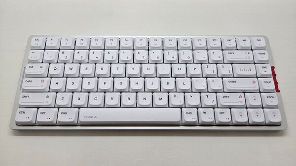 IQUNIX MQ80 アルミニウム ロープロファイル メカニカルキーボード Moonlight Silver 動作確認済み
