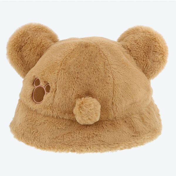 ディズニーシー 正規品 ダッフィー ハット 帽子 もこもこ しっぽ ファンキャップ バケットハット バケハ