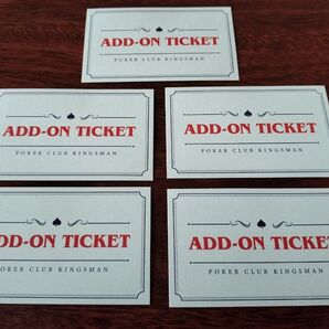 札幌 ポーカークラブ KINGSMAN アドオンチケット 5枚