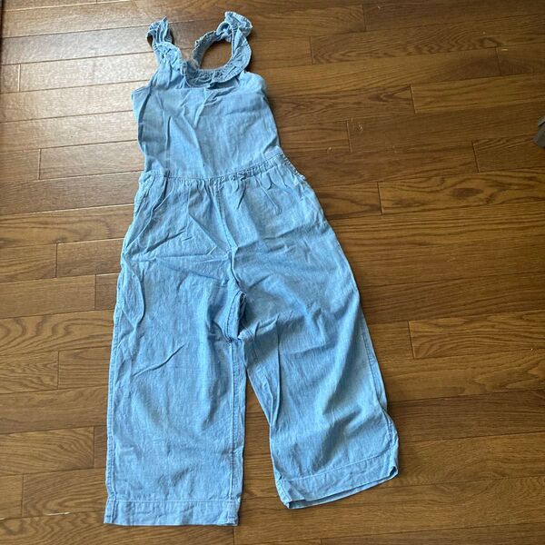GAP kids デニムジャンプスーツ ブルー 150サイズ
