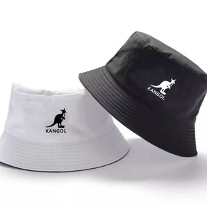 残りわずか!再入荷!新品未使用 カンゴール バケットハット ブラック ホワイト カンゴールハット KANGOL リバーシブル