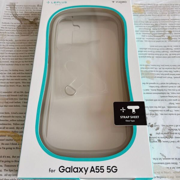 Galaxy A55 5G 耐衝撃クリアケース グレージュ