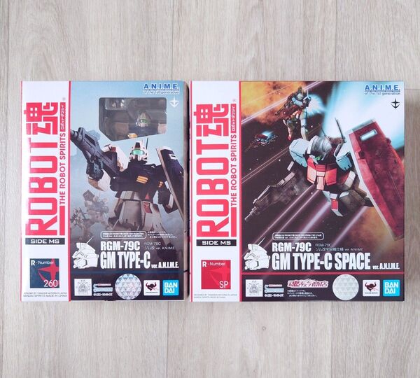 未開封2体セット ROBOT魂 RGM-79C ジム改 ver.A.N.I.M.E. 機動戦士ガンダム0083 BANDAI