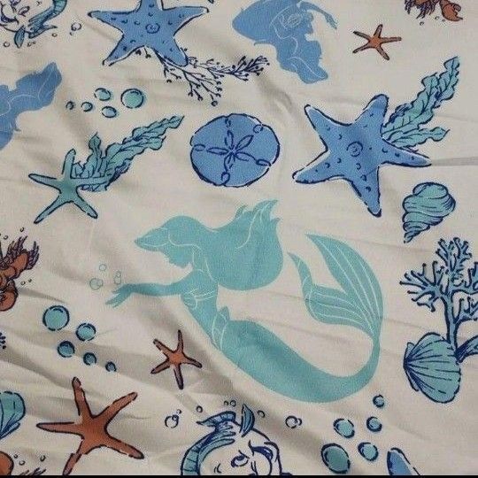 新品 掛け布団カバー ふとんカバー シングル ディズニー プリンセス アリエル