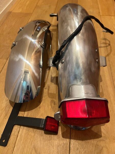 格安 SR400 フロントフェンダー リアフェンダー リフレクターセット