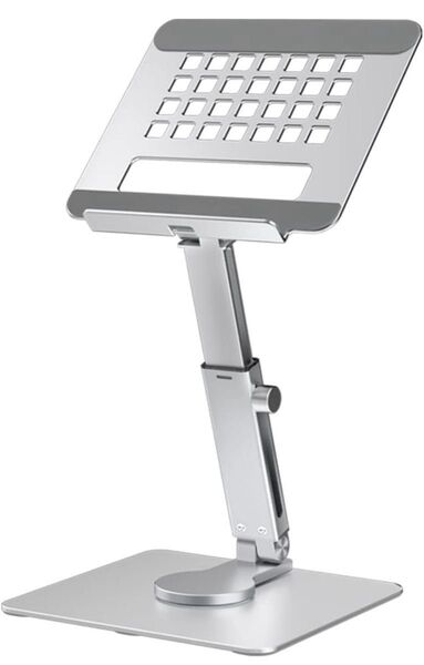 didaINT 折りたたみ式 iPad タブレット スタンド 360度回転 格納式 高さと角度調節可能 持ち運びやすい 滑り止め