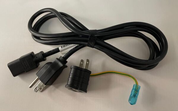 AC 電源ケーブル(PC デスクトップ パソコン モニター アダプター 電源コード 3ピン 3P 3PIN)