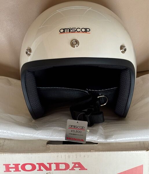 HONDA AMISCAP パールホワイト ジェットヘルメット
