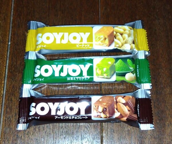 ソイジョイ(SOYJOY)3本 アーモンド&チョコレート 抹茶&マカダミア ピーナッツ