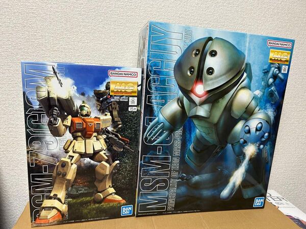 新品★MG1/100アッガイ+MG1/100陸戦型ジム