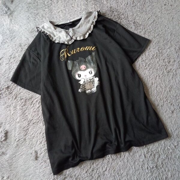 Kuromi クロミ ドンキホーテ限定 半袖 Tシャツワンピース レディース Mサイズ