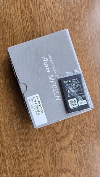 ■■■新品未使用■送料無料■NEC Aterm MP02LN SA 予備バッテリー付■SIMフリー■■■